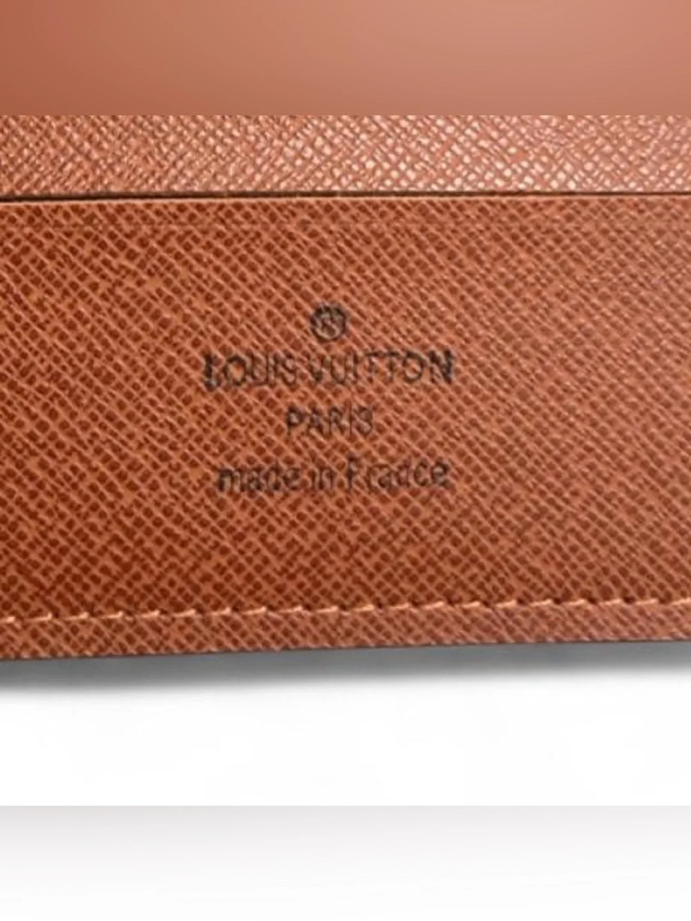 Louis Vuitton Monogram Canvas Card Holder Wallet in Brown and Tan